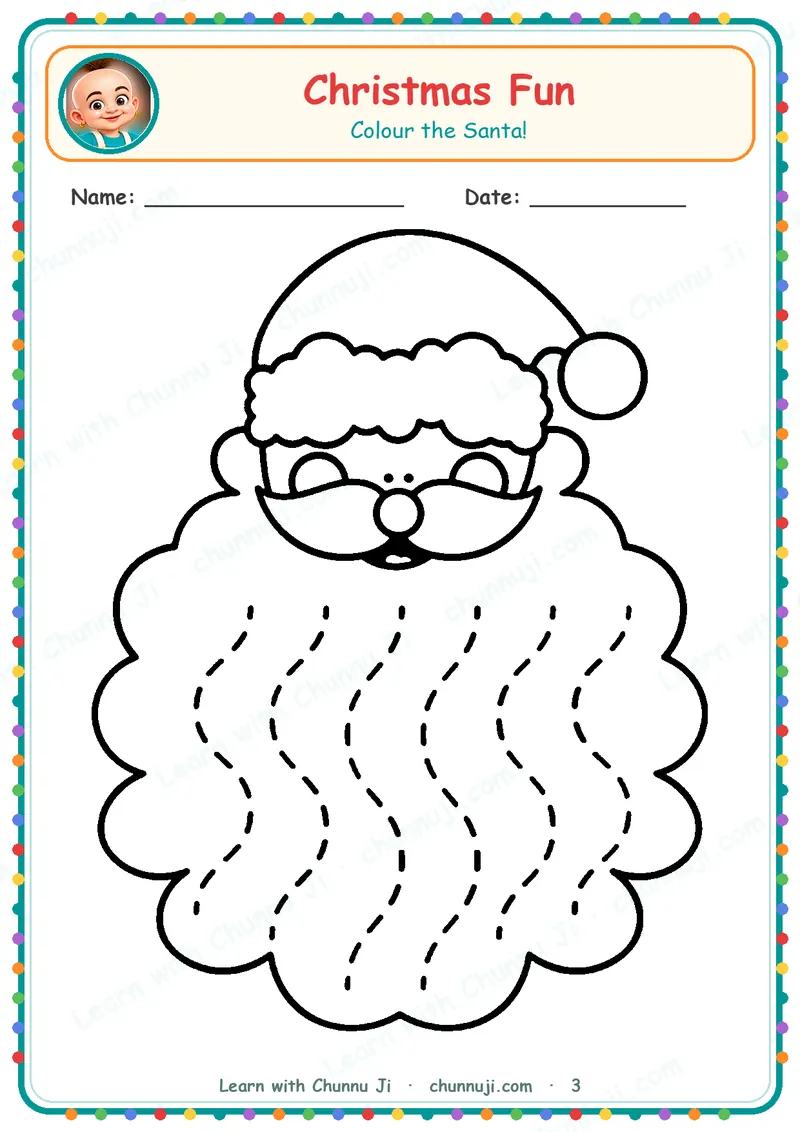 Christmas Fun: Free Christmas Colouring & Tracing Book · 3