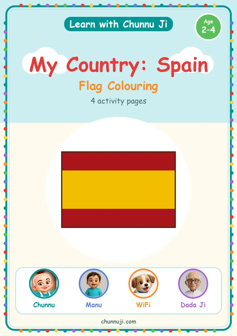 Portada del libro gratis Mi país: España de Chunnu Ji