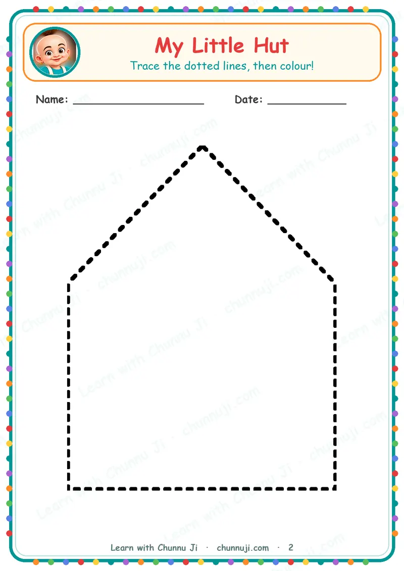 My Little Hut: Free Tracing Worksheets for 2 and 3 Year Olds · 2