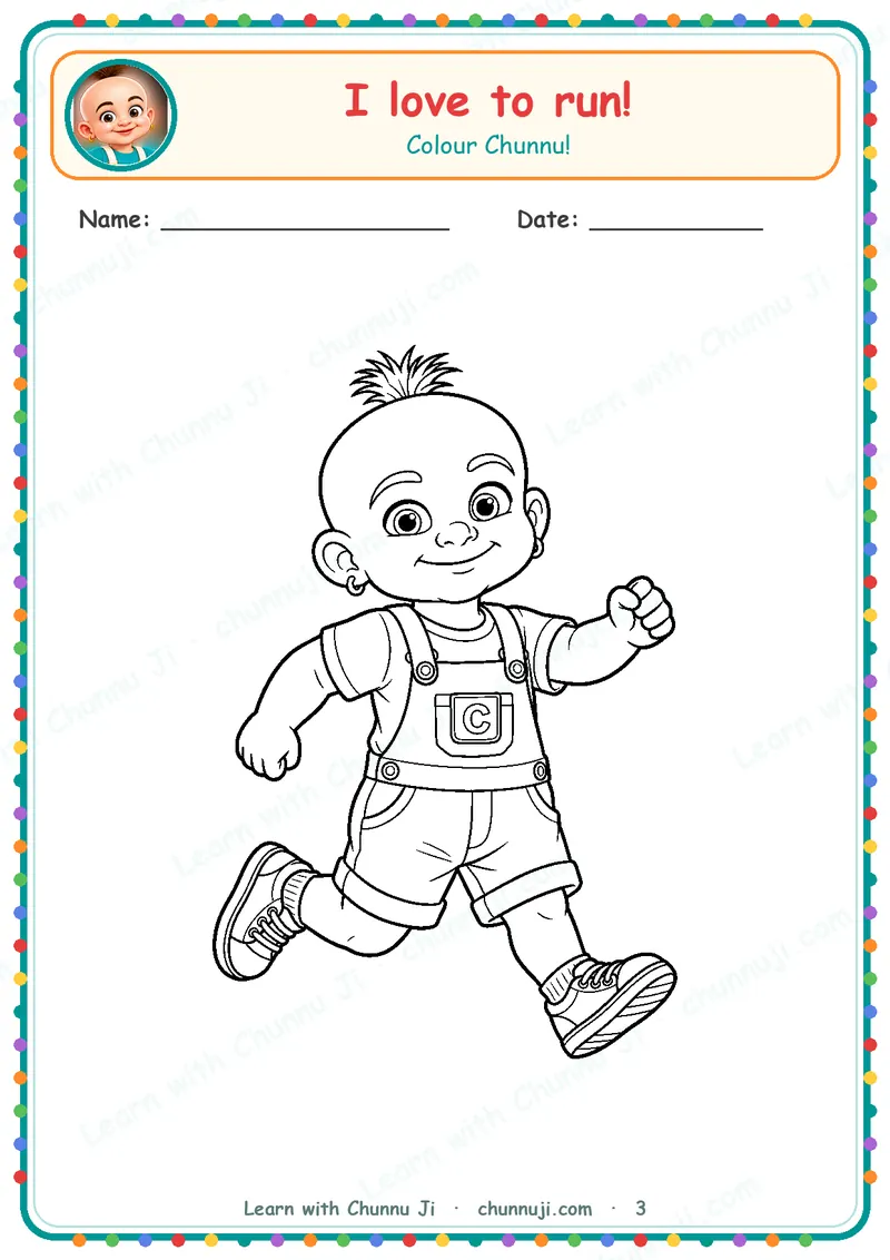 Play with Chunnu Ji: Free Preschool Activity Book PDF · 3