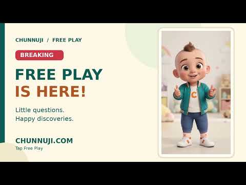 ChunnuJi Free Play | Fun Learning Games for Toddlers Ages 1–4 | My Family - My First School #kids